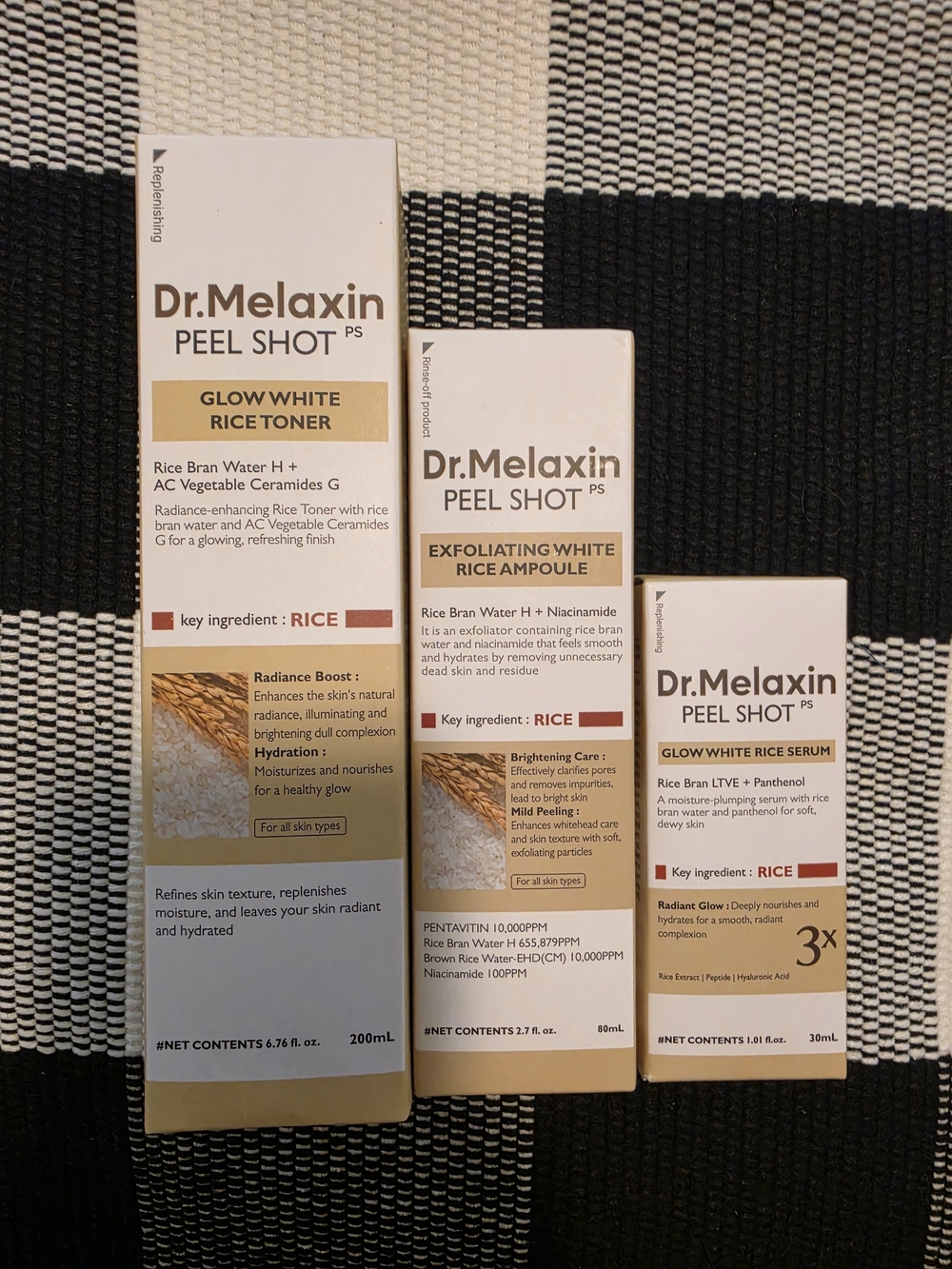 Dr.Melaxin Peel Shot Glow White Rice Serum - Glow White (30ml)